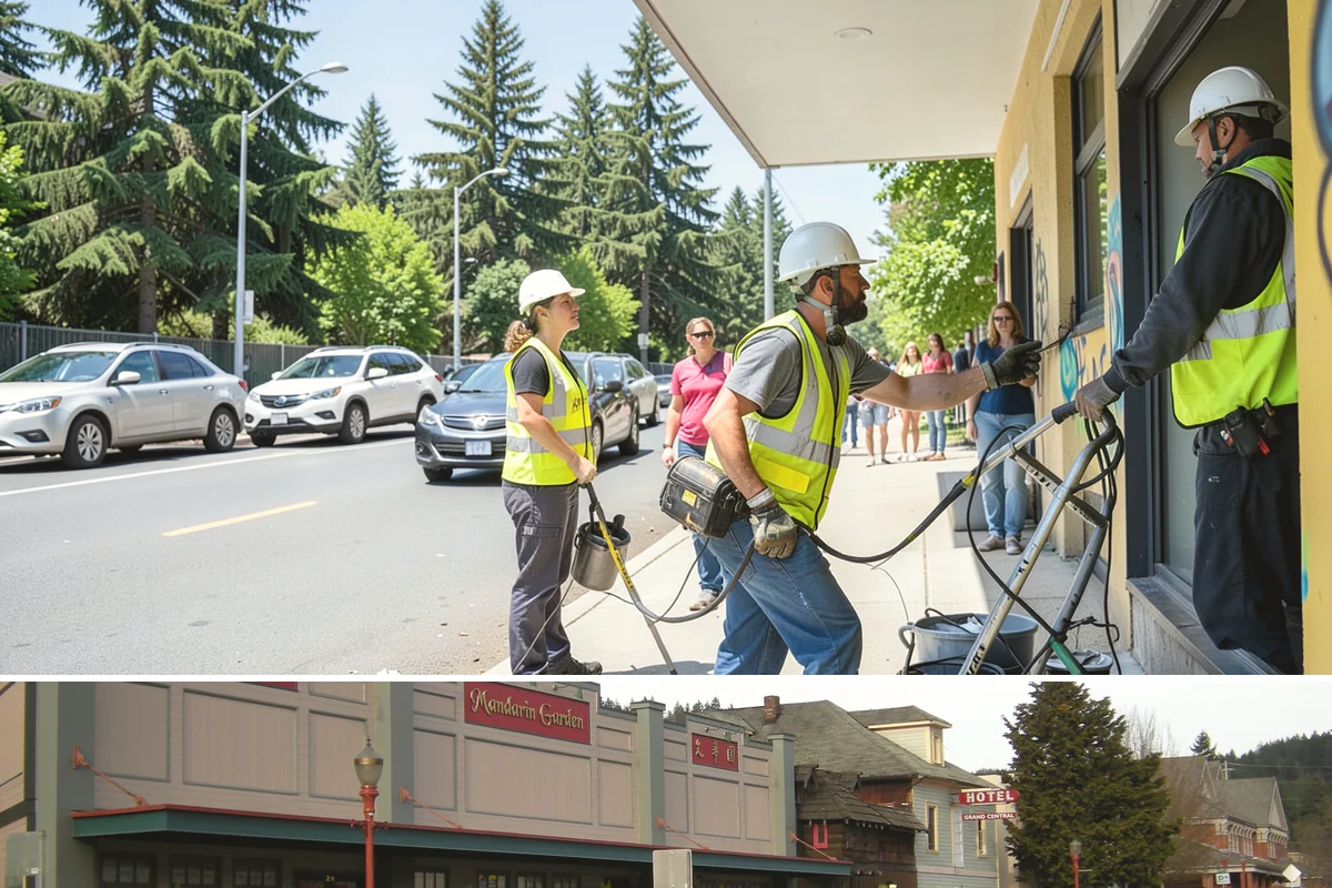 Speed Bump Installation in Issaquah, King County, WA - Asphalt-formed installations favor warm, dry summer conditions, while prefabricated units can be set nearly year-round.