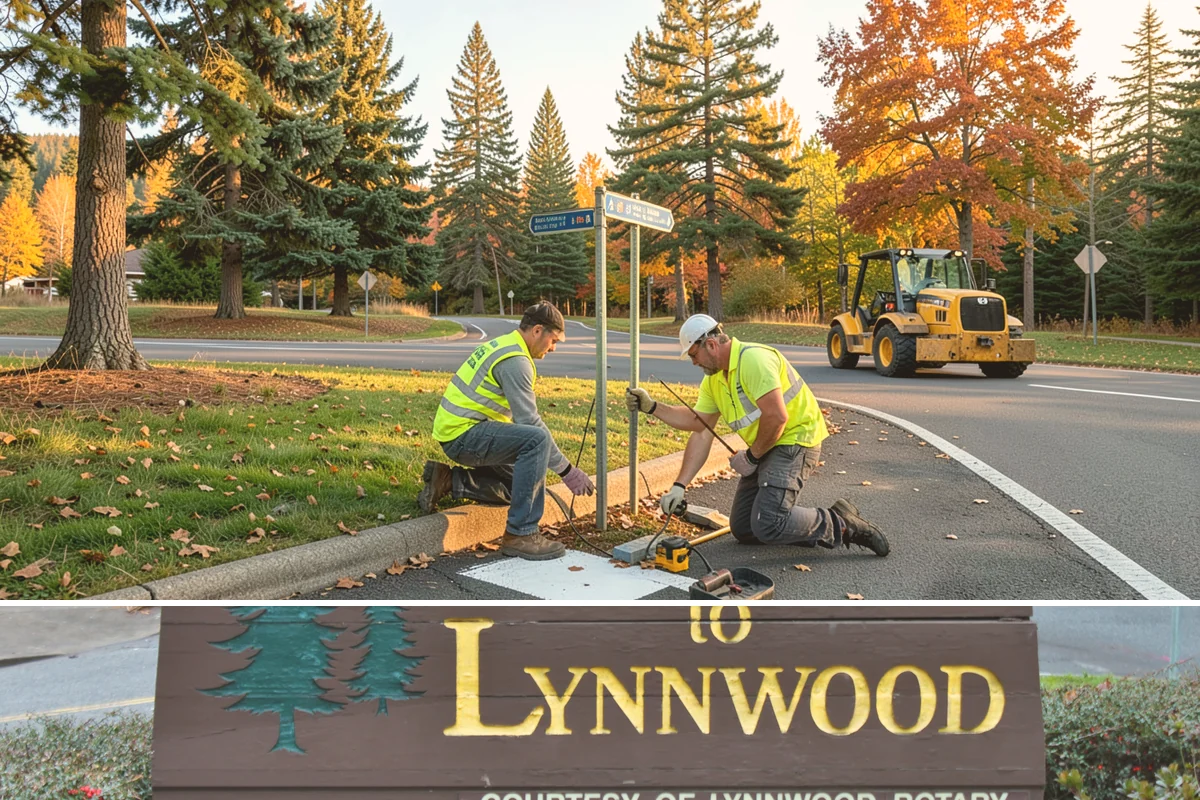 Speed Bump Installation in Lynnwood, Snohomish County, WA - Asphalt-formed installations favor warm, dry summer conditions, while prefabricated units can be set nearly year-round.