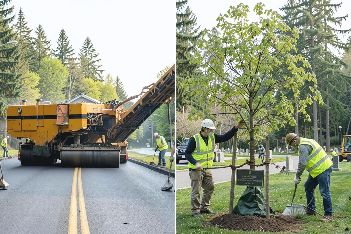 Speed Bump Installation in Redmond, King County, WA - Confirm location, device type, and spacing