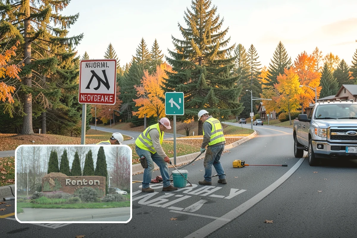 Speed Bump Installation in Renton, King County, WA - Effective speed reduction in problem areas