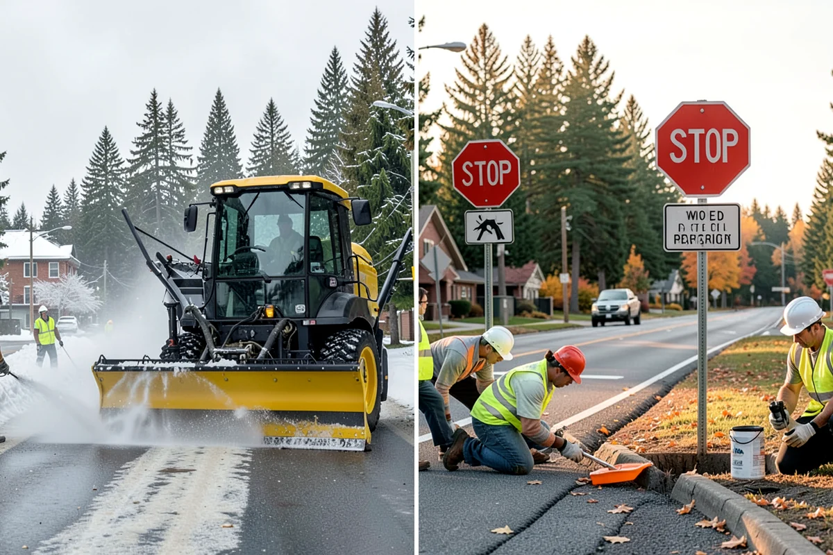 Speed Bump Installation in Shoreline, King County, WA - Confirm location, device type, and spacing