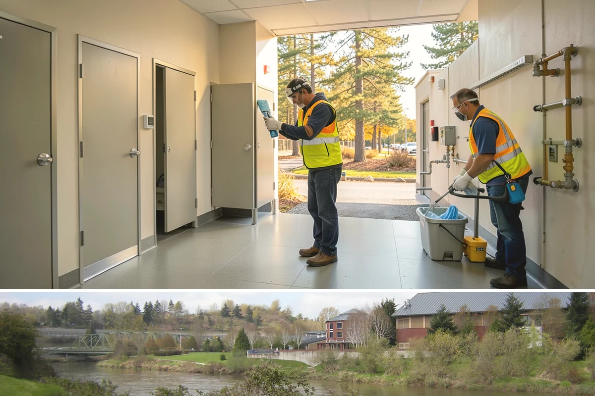 Speed Bump Installation in Tukwila, King County, WA - Asphalt-formed installations favor warm, dry summer conditions, while prefabricated units can be set nearly year-round.