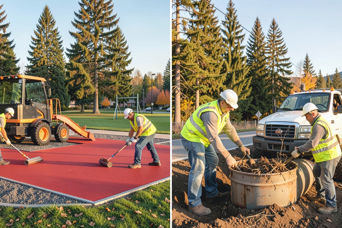 Speed Bump Installation in Woodinville, King County, WA - Confirm location, device type, and spacing