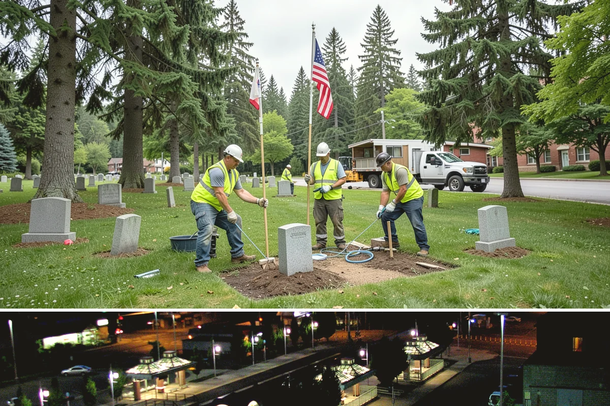 Speed Hump Construction in Auburn, King County, WA - Speed humps are placed in warm, dry weather so the asphalt compacts to the precise profile that calming performance depends on.