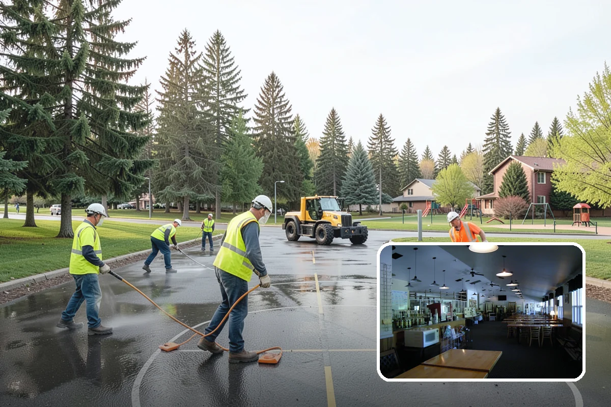 Speed Hump Construction in Black Diamond, King County, WA - Reduces vehicle speeds in sensitive corridors