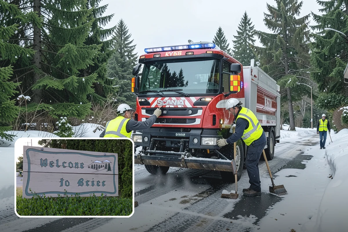 Speed Hump Construction in Brier, Snohomish County, WA - Reduces vehicle speeds in sensitive corridors