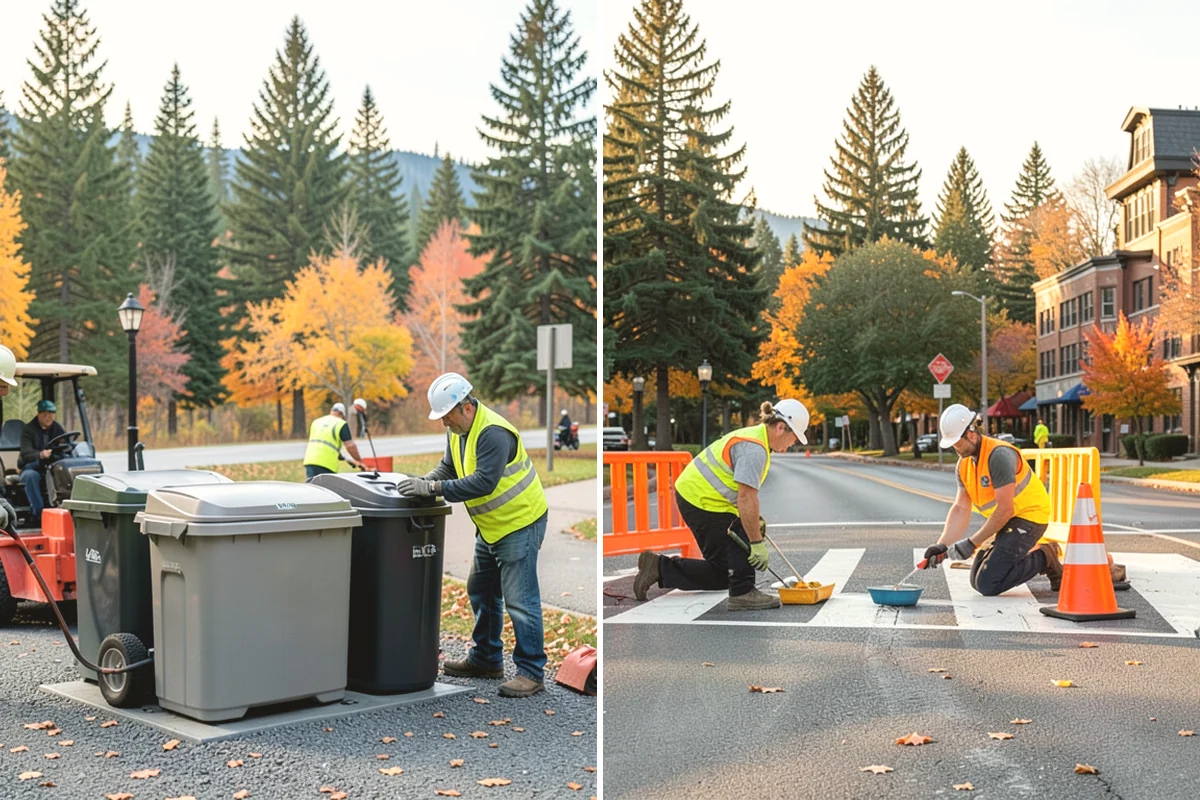 Speed Hump Construction in Burlington, Skagit County, WA - Confirm the location, profile, and drainage impacts