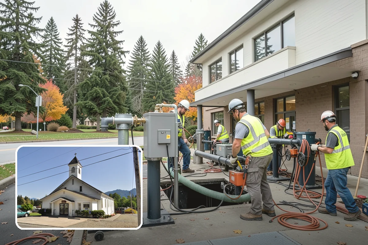 Speed Hump Construction in Concrete, Skagit County, WA - Reduces vehicle speeds in sensitive corridors