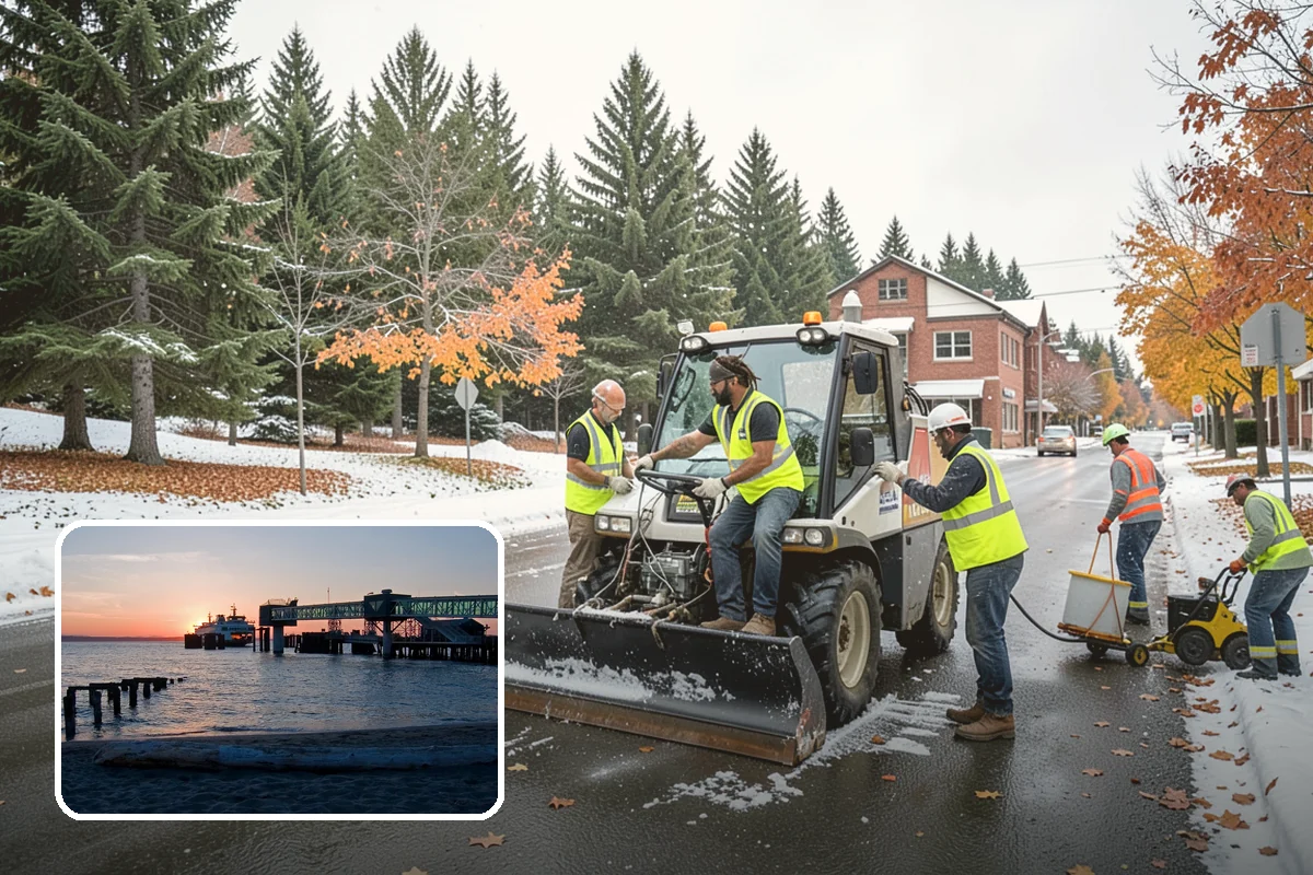 Speed Hump Construction in Edmonds, Snohomish County, WA - Reduces vehicle speeds in sensitive corridors