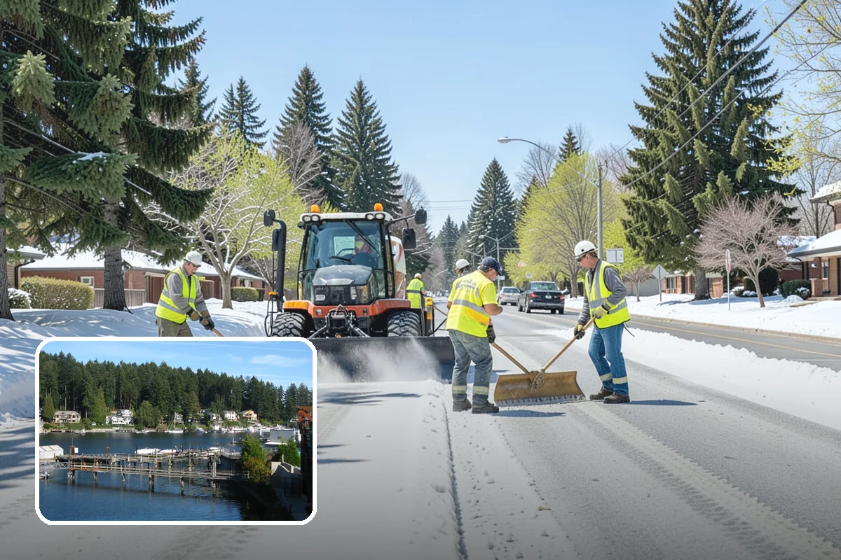Speed Hump Construction in Gig Harbor, Pierce County, WA - Reduces vehicle speeds in sensitive corridors