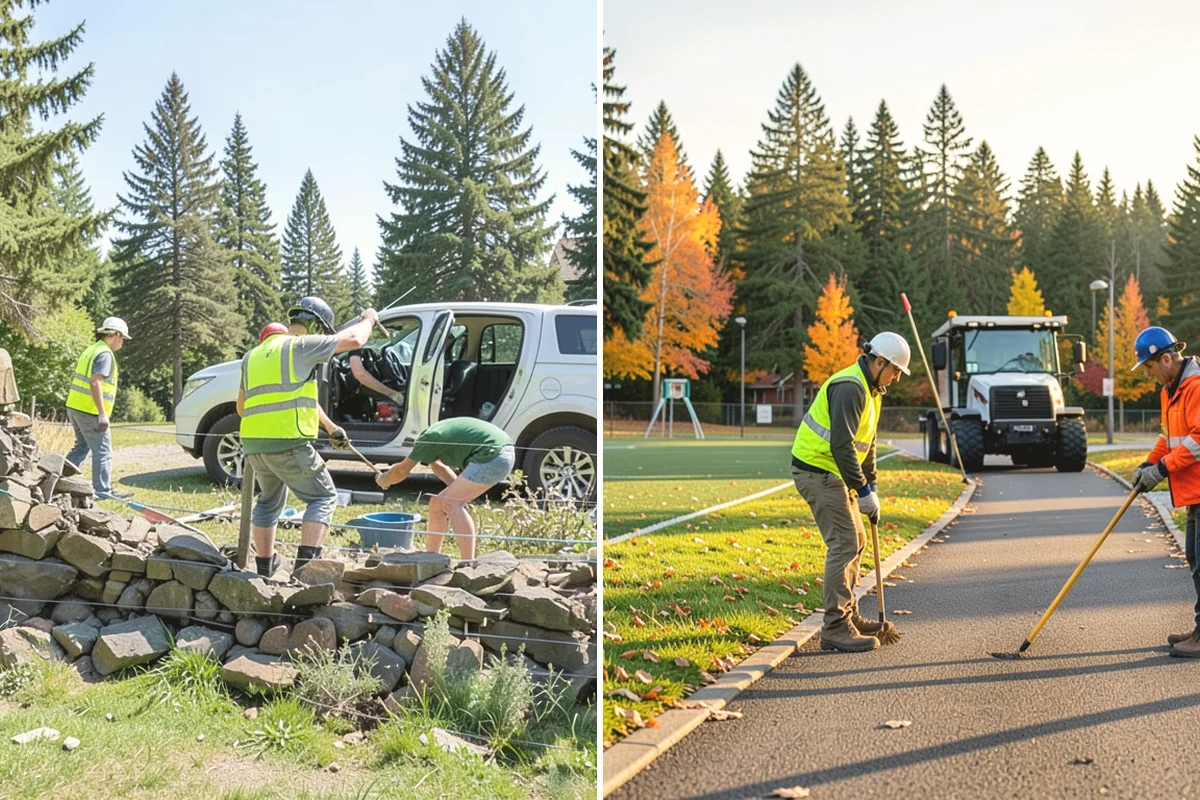 Speed Hump Construction in La Conner, Skagit County, WA - Confirm the location, profile, and drainage impacts