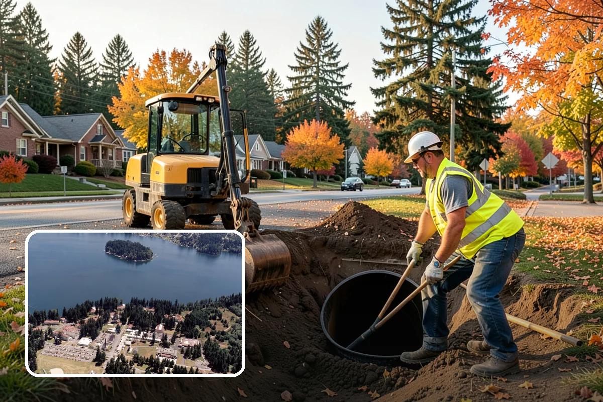 Speed Hump Construction in Lakewood, Pierce County, WA - Reduces vehicle speeds in sensitive corridors
