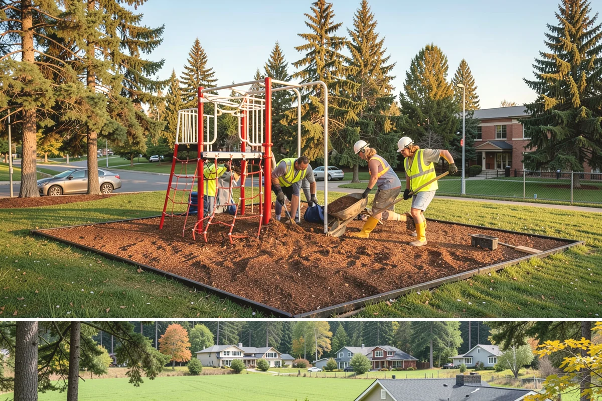 Speed Hump Construction in Lyman, Skagit County, WA - Speed humps are placed in warm, dry weather so the asphalt compacts to the precise profile that calming performance depends on.