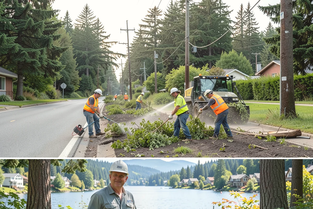 Speed Hump Construction in Milton, King County, WA - Speed humps are placed in warm, dry weather so the asphalt compacts to the precise profile that calming performance depends on.
