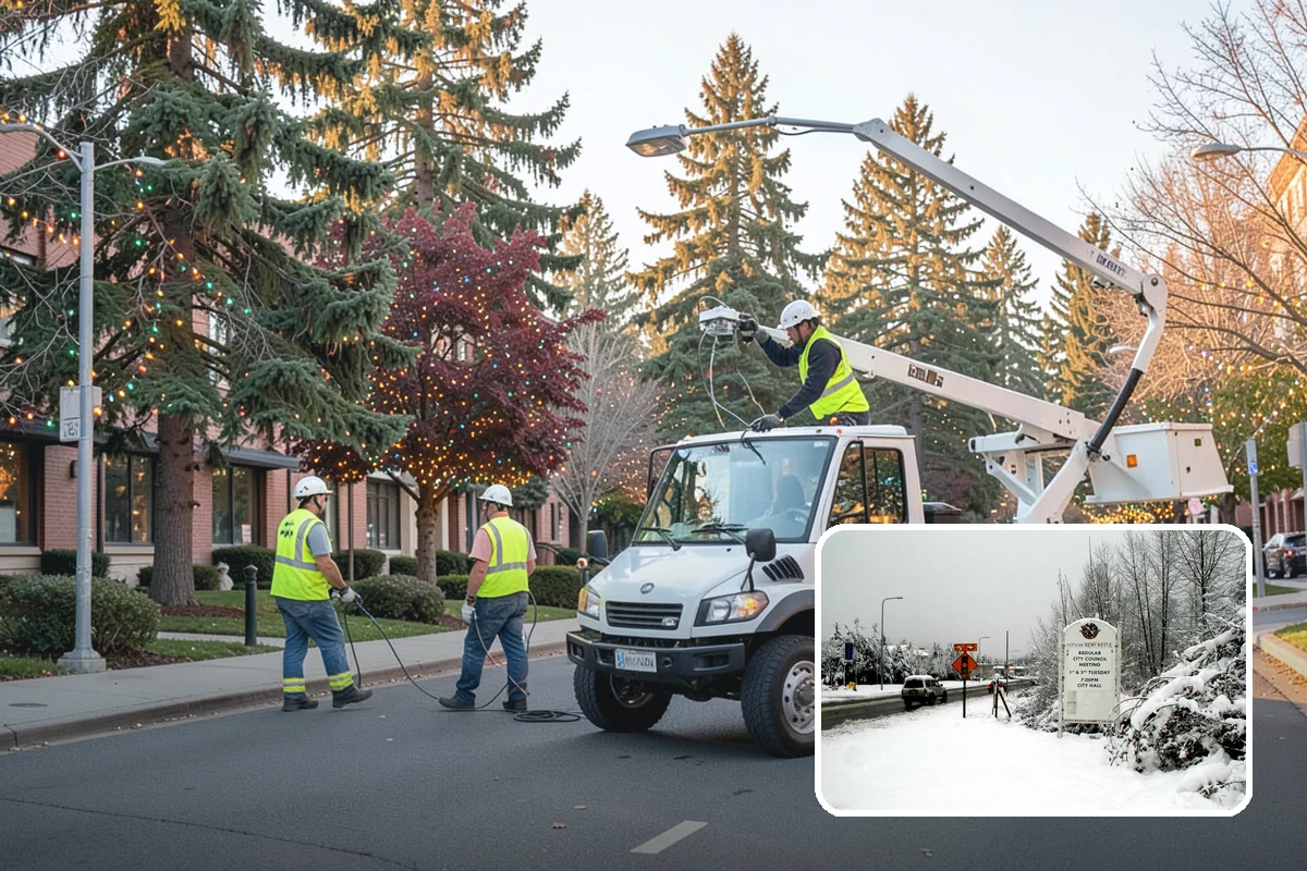 Speed Hump Construction in Newcastle, King County, WA - Reduces vehicle speeds in sensitive corridors