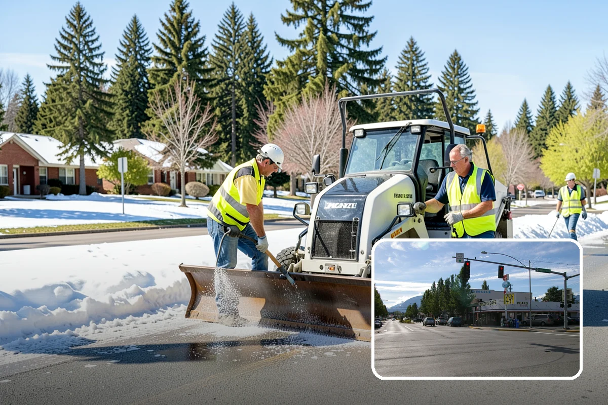 Speed Hump Construction in North Bend, King County, WA - Reduces vehicle speeds in sensitive corridors