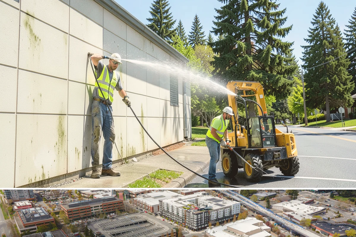 Speed Hump Construction in Redmond, King County, WA - Speed humps are placed in warm, dry weather so the asphalt compacts to the precise profile that calming performance depends on.
