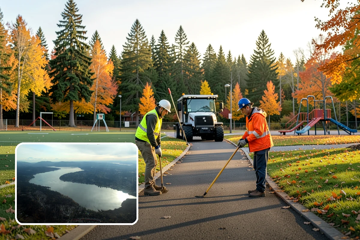 Speed Hump Construction in Sammamish, King County, WA - Reduces vehicle speeds in sensitive corridors