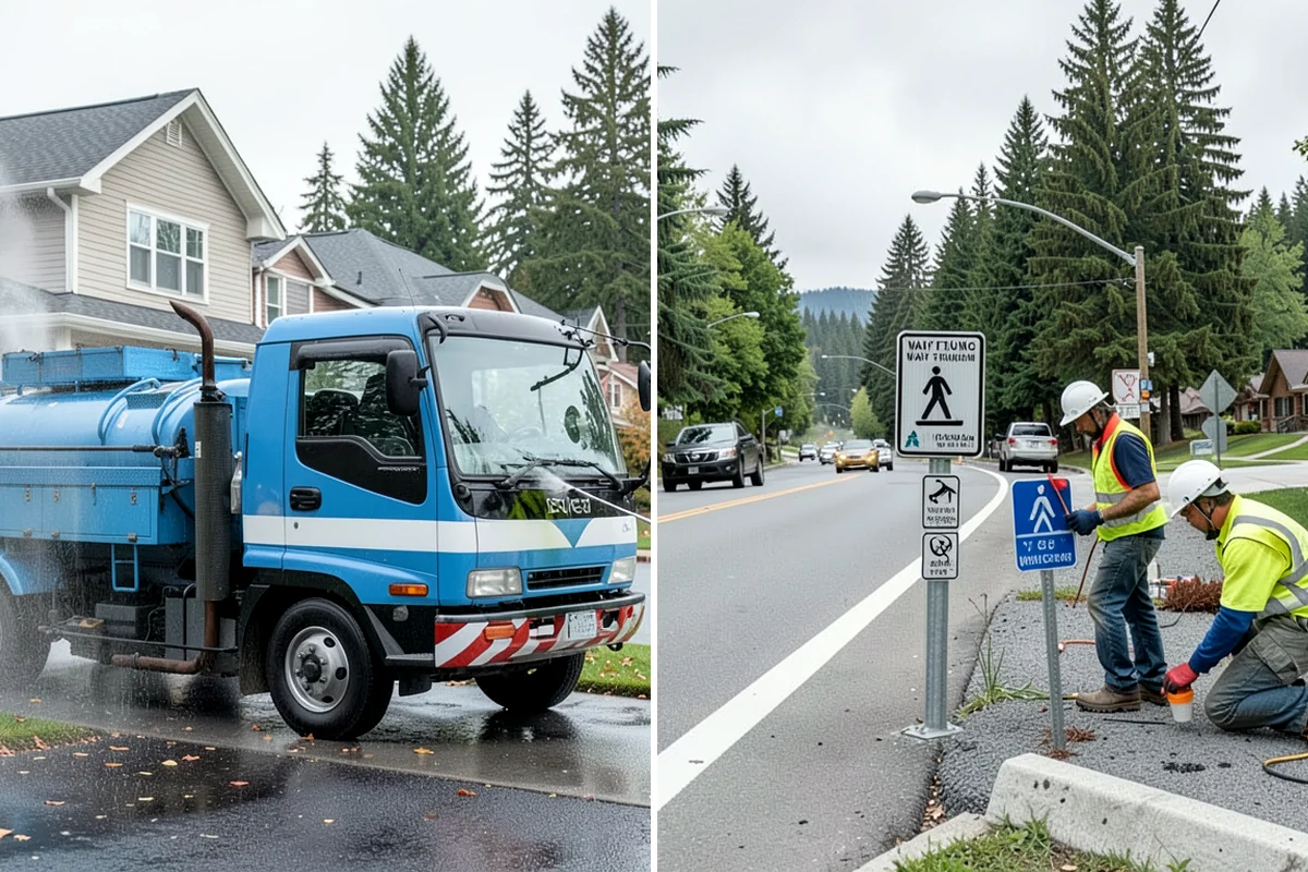Speed Hump Construction in Shoreline, King County, WA - Confirm the location, profile, and drainage impacts