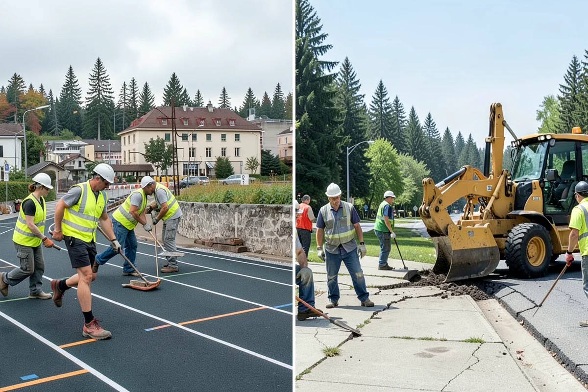 Speed Hump Construction in Snoqualmie, King County, WA - Confirm the location, profile, and drainage impacts