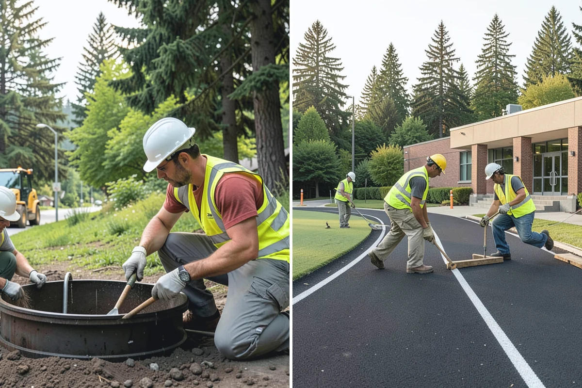 Speed Hump Construction in Sumner, Pierce County, WA - Confirm the location, profile, and drainage impacts