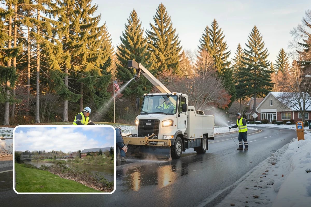 Speed Hump Construction in Tukwila, King County, WA - Reduces vehicle speeds in sensitive corridors