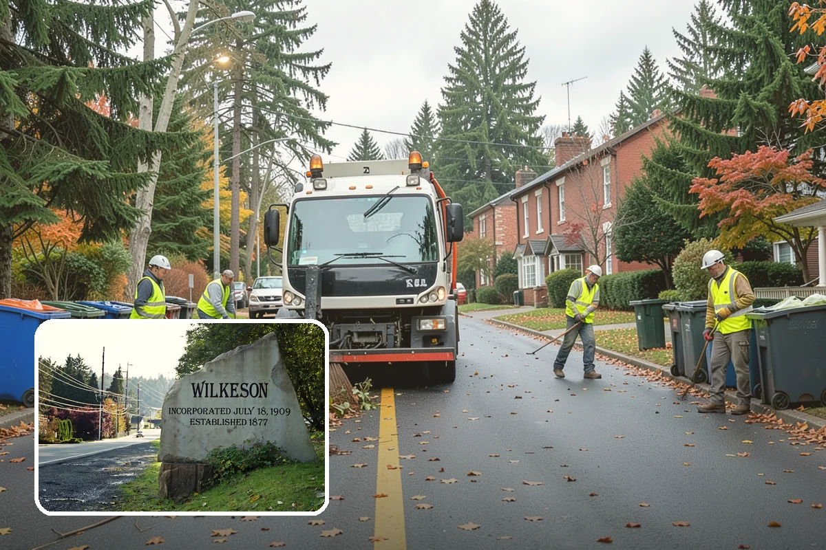 Speed Hump Construction in Wilkeson, Pierce County, WA - Reduces vehicle speeds in sensitive corridors