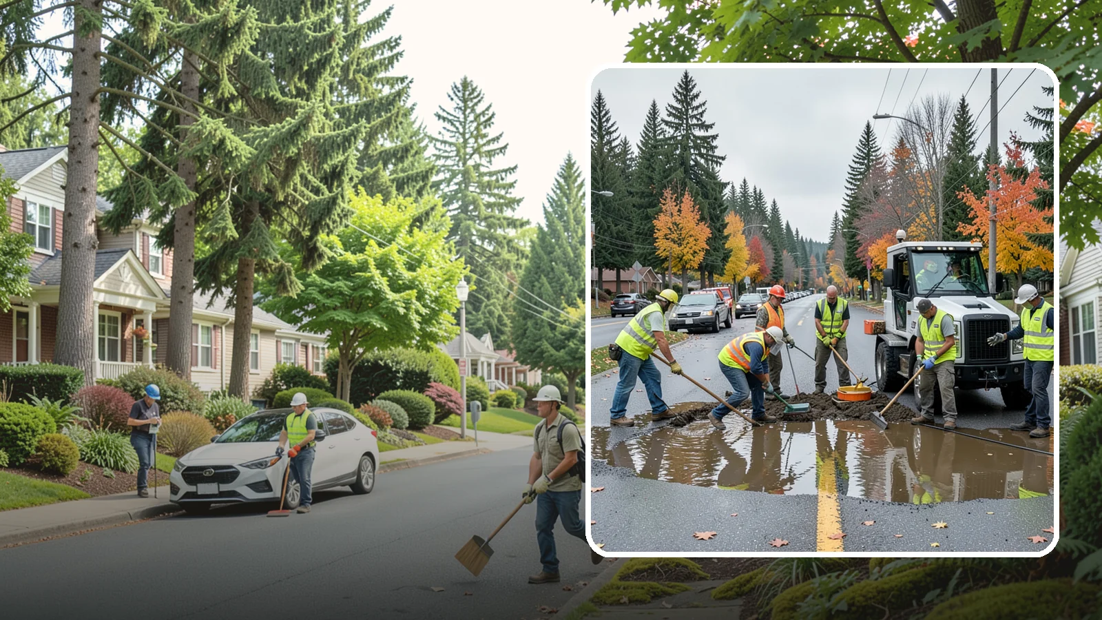 Spill Response in Beaux Arts Village, King County, WA - Rapid containment and cleanup of hazardous and non-hazardous spills threatening the storm system.