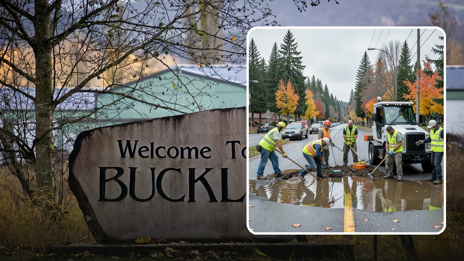 Spill Response in Buckley, Pierce County, WA - Rapid containment and cleanup of hazardous and non-hazardous spills threatening the storm system.