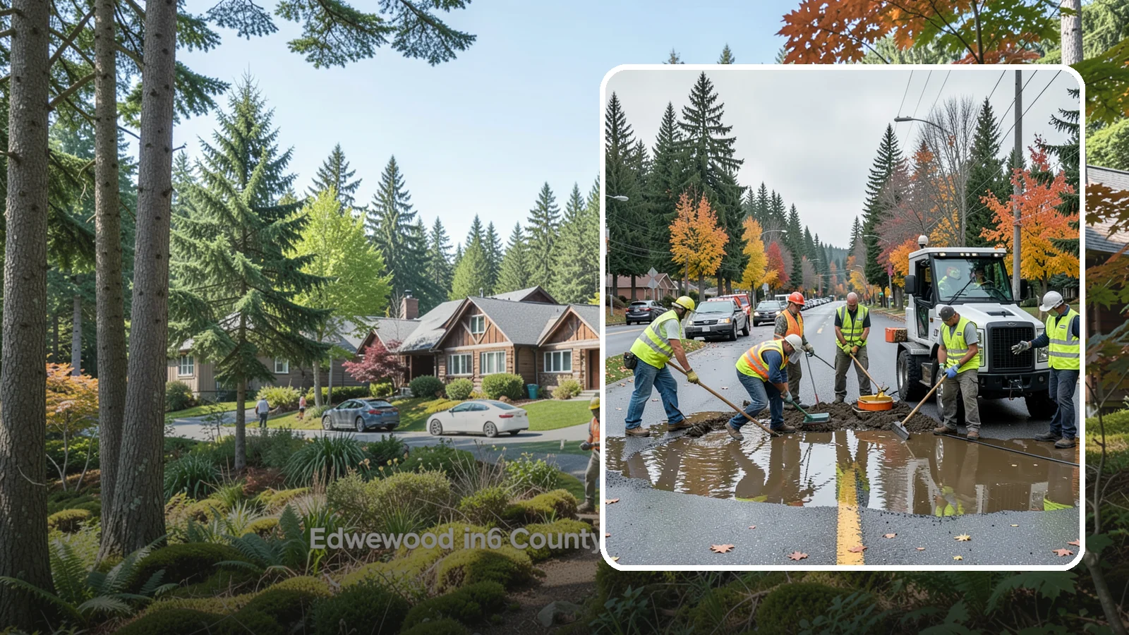Spill Response in Edgewood, Pierce County, WA - Rapid containment and cleanup of hazardous and non-hazardous spills threatening the storm system.