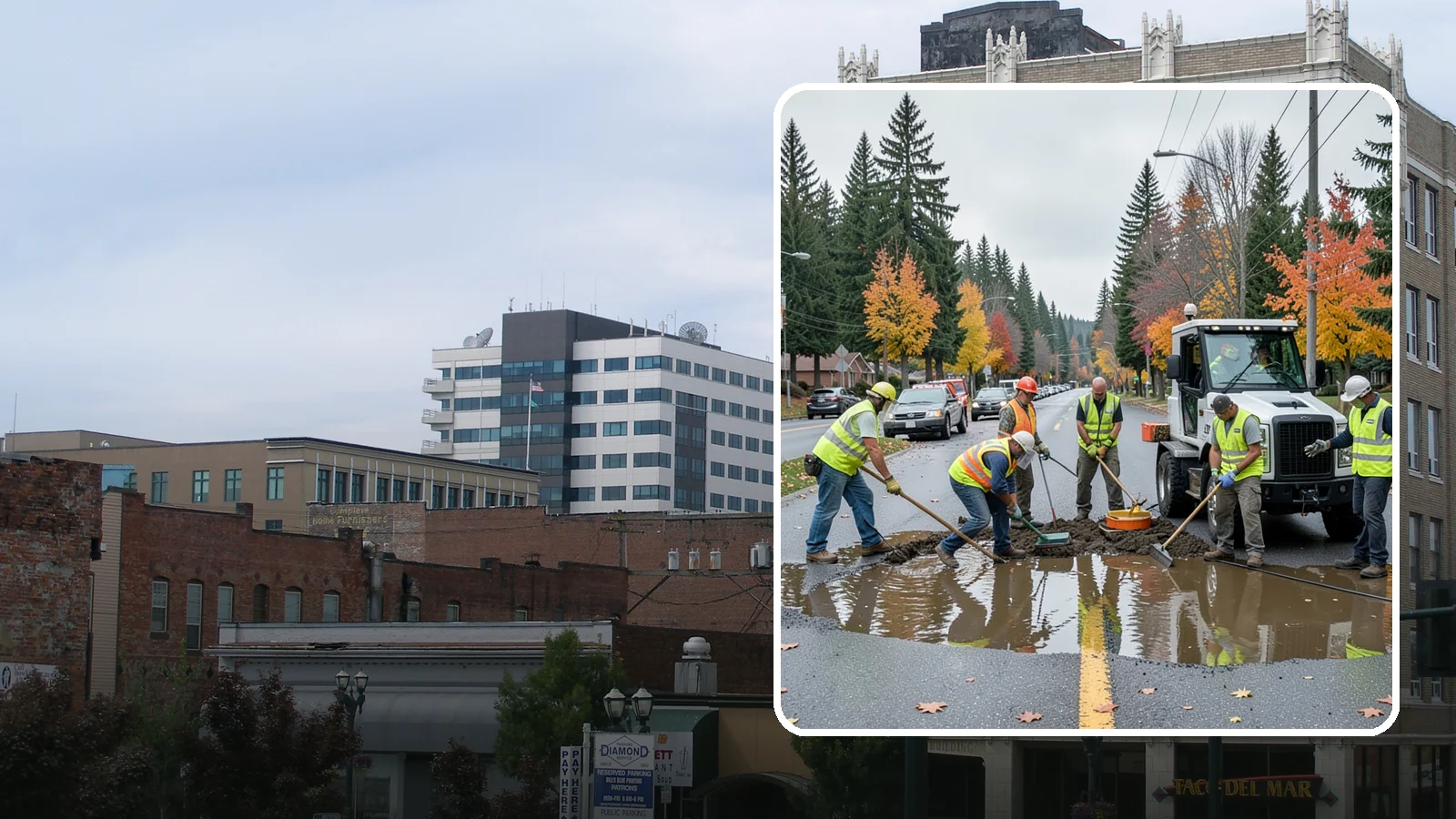 Spill Response in Everett, Snohomish County, WA - Rapid containment and cleanup of hazardous and non-hazardous spills threatening the storm system.