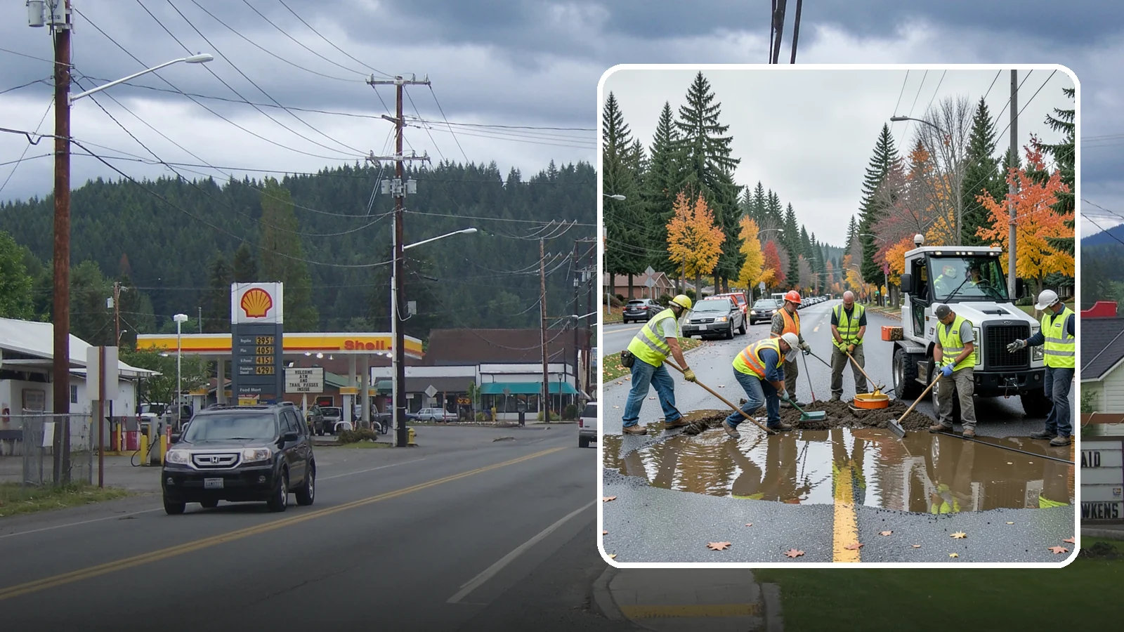 Spill Response in Granite Falls, Snohomish County, WA - Rapid containment and cleanup of hazardous and non-hazardous spills threatening the storm system.