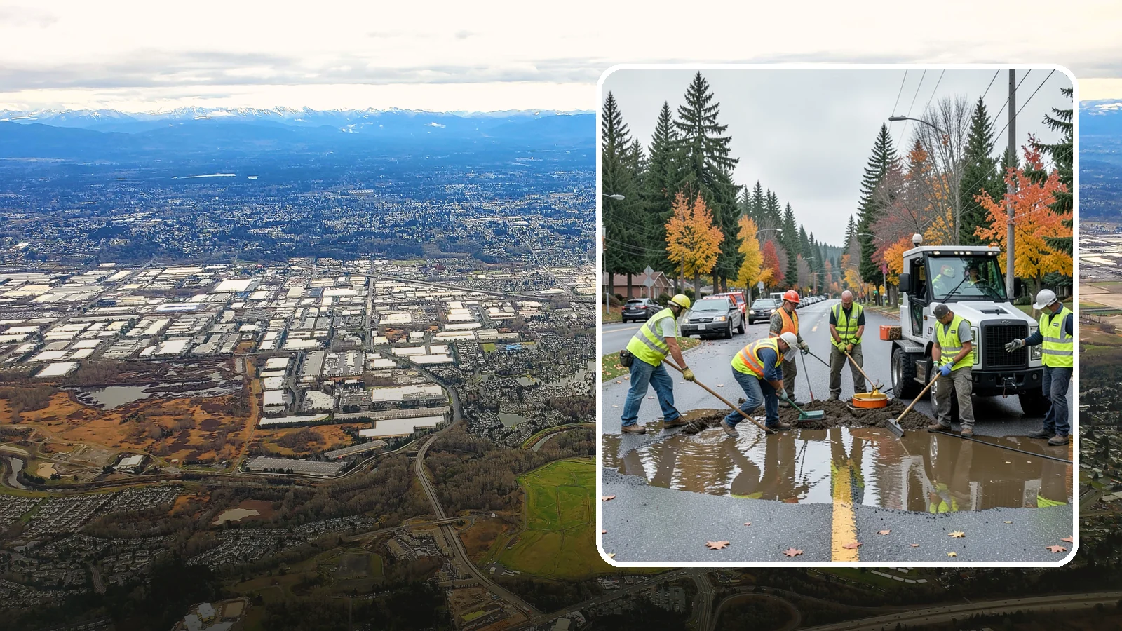 Spill Response in Kent, King County, WA - Rapid containment and cleanup of hazardous and non-hazardous spills threatening the storm system.