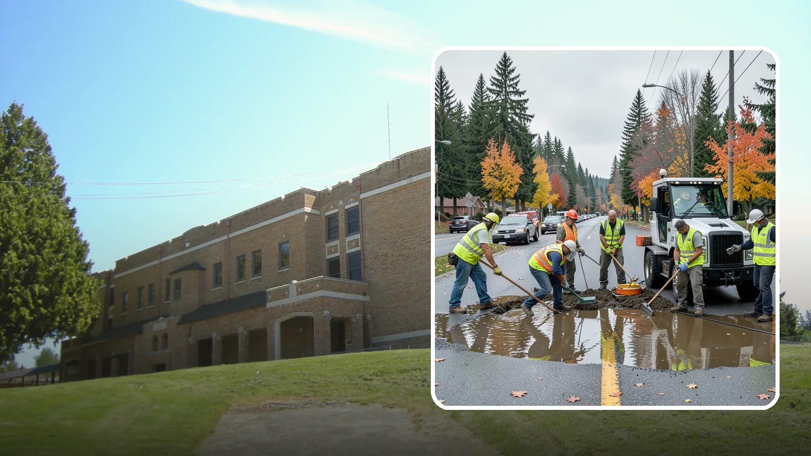 Spill Response in Maple Valley, King County, WA - Rapid containment and cleanup of hazardous and non-hazardous spills threatening the storm system.