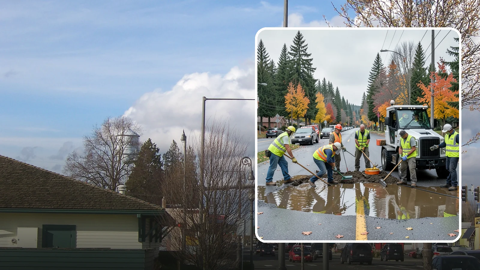Spill Response in Marysville, Snohomish County, WA - Rapid containment and cleanup of hazardous and non-hazardous spills threatening the storm system.