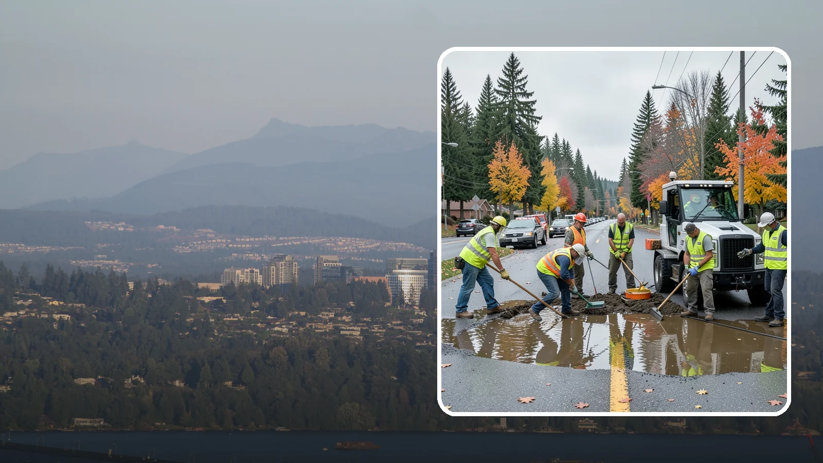 Spill Response in Medina, King County, WA - Rapid containment and cleanup of hazardous and non-hazardous spills threatening the storm system.