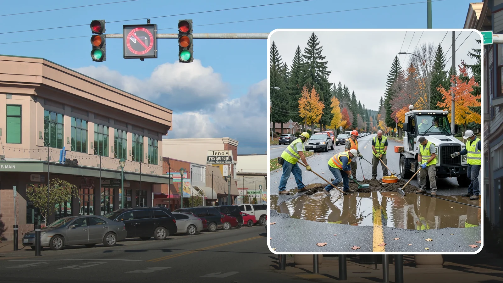 Spill Response in Monroe, Snohomish County, WA - Rapid containment and cleanup of hazardous and non-hazardous spills threatening the storm system.