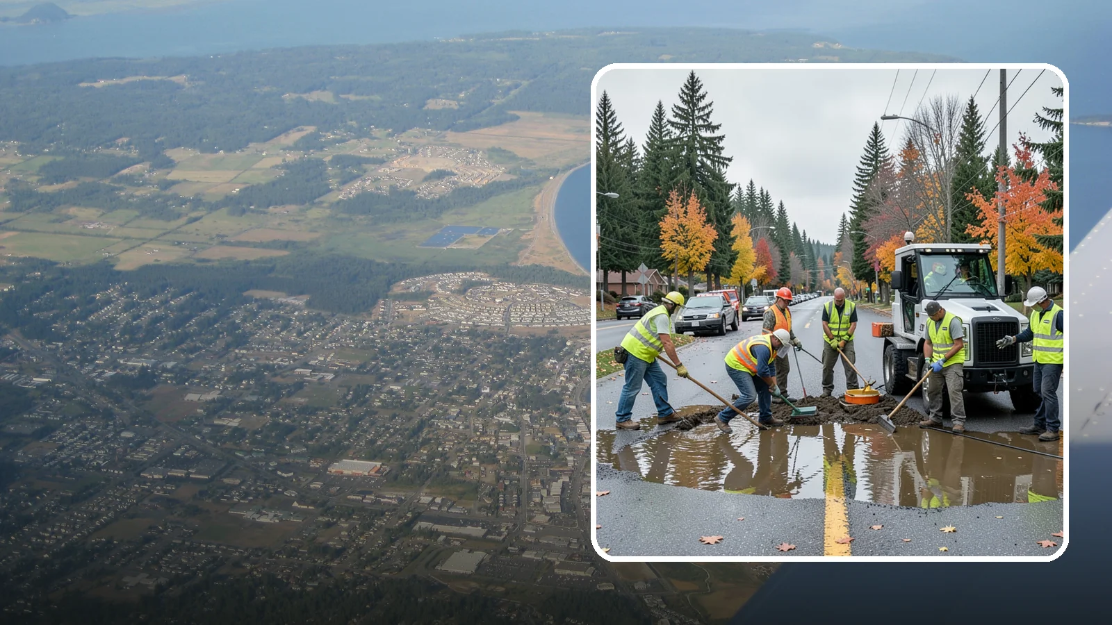 Spill Response in Oak Harbor, Island County, WA - Rapid containment and cleanup of hazardous and non-hazardous spills threatening the storm system.