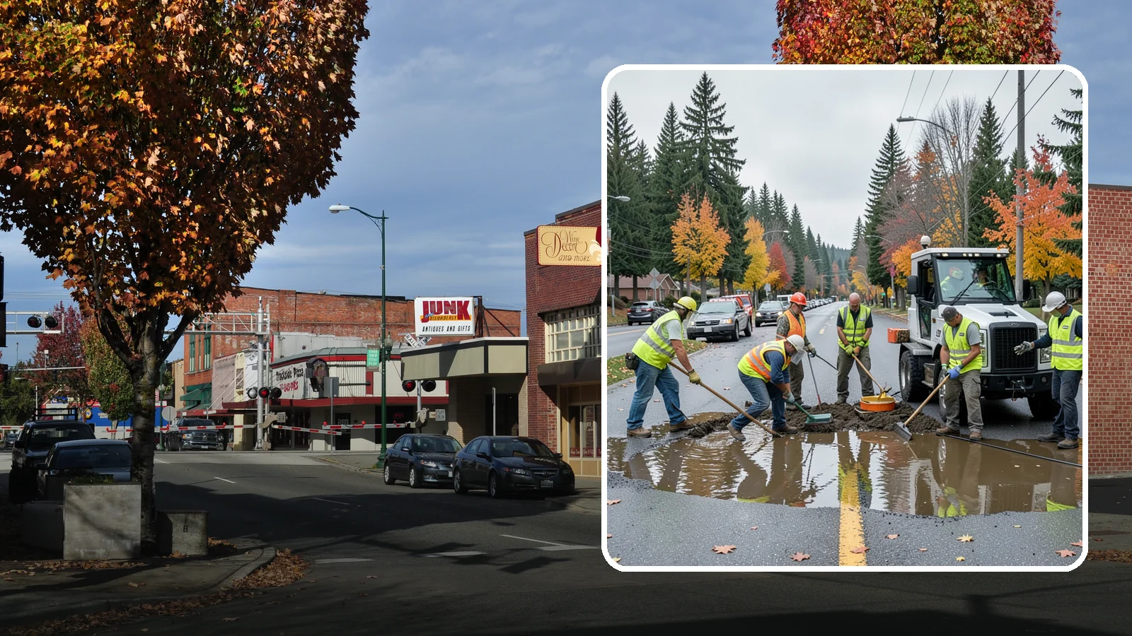 Spill Response in Puyallup, Pierce County, WA - Rapid containment and cleanup of hazardous and non-hazardous spills threatening the storm system.