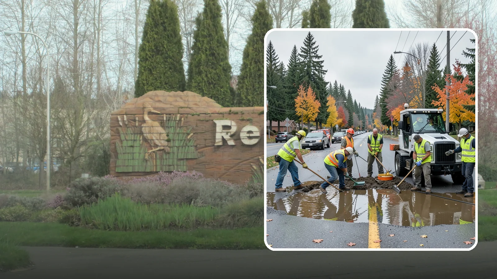 Spill Response in Renton, King County, WA - Rapid containment and cleanup of hazardous and non-hazardous spills threatening the storm system.