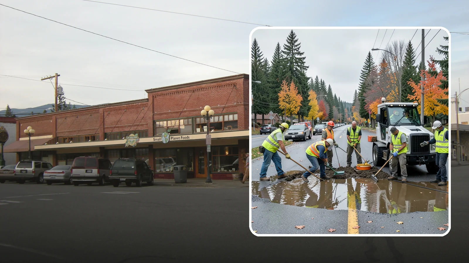 Spill Response in Sedro-Woolley, Skagit County, WA - Rapid containment and cleanup of hazardous and non-hazardous spills threatening the storm system.