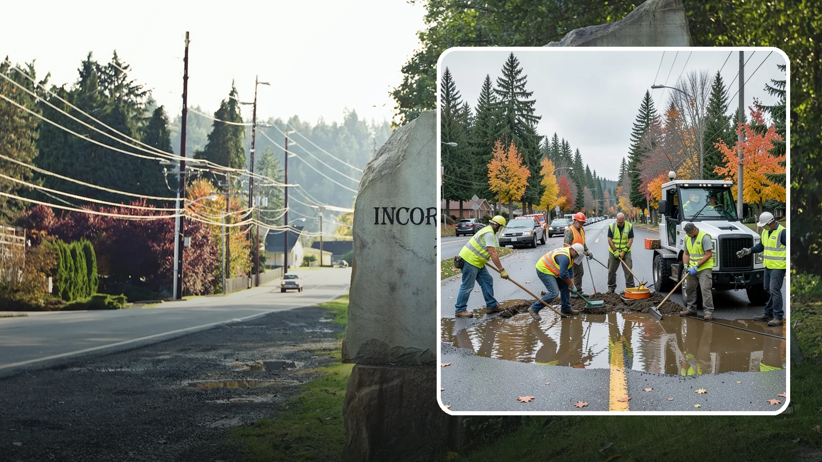 Spill Response in Wilkeson, Pierce County, WA - Rapid containment and cleanup of hazardous and non-hazardous spills threatening the storm system.