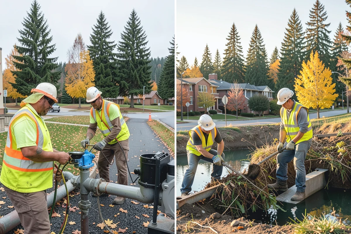 Splash Pad Maintenance in Bonney Lake, Pierce County, WA - Inspect deck, nozzles, drains, and slip resistance