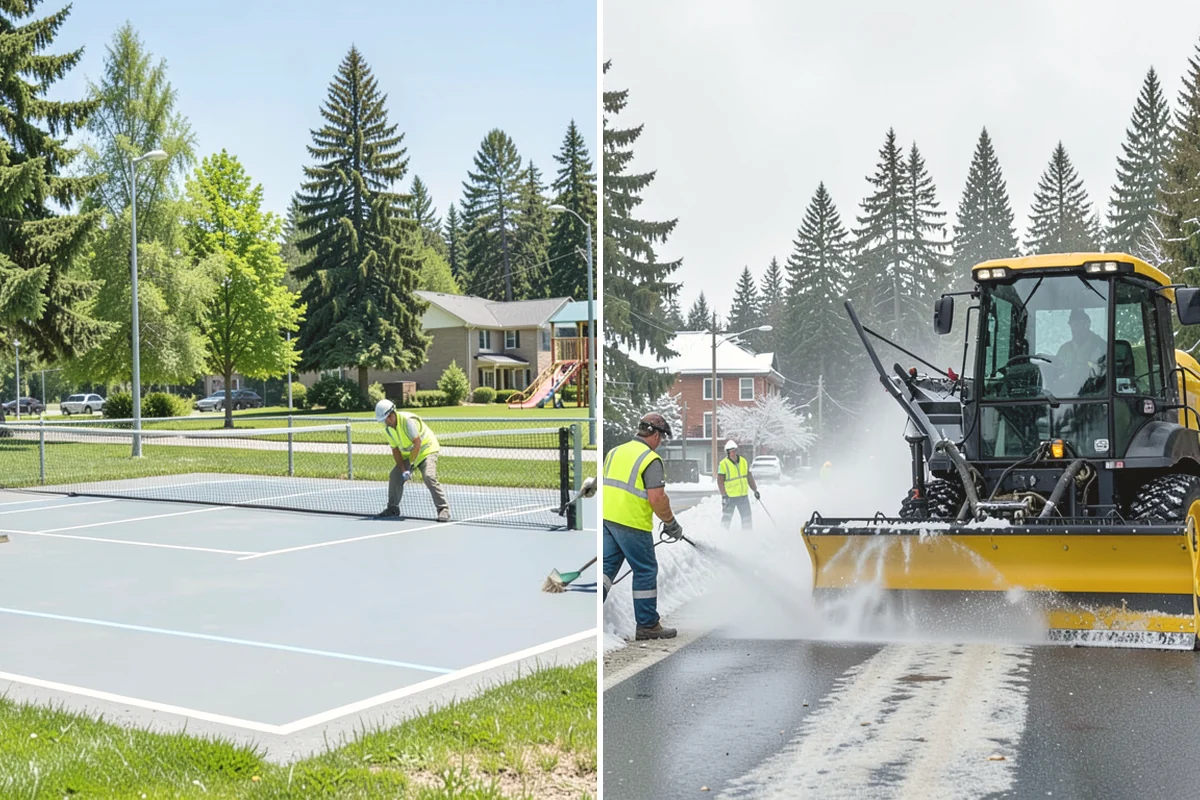 Splash Pad Maintenance in Carbonado, Pierce County, WA - Inspect deck, nozzles, drains, and slip resistance
