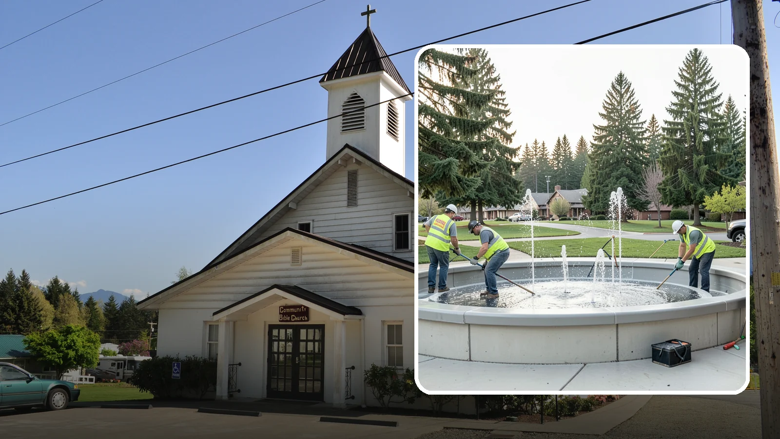 Splash Pad Maintenance in Concrete, Skagit County, WA - Seasonal servicing and cleaning that keeps public splash pads sanitary, safe, and fully operational.