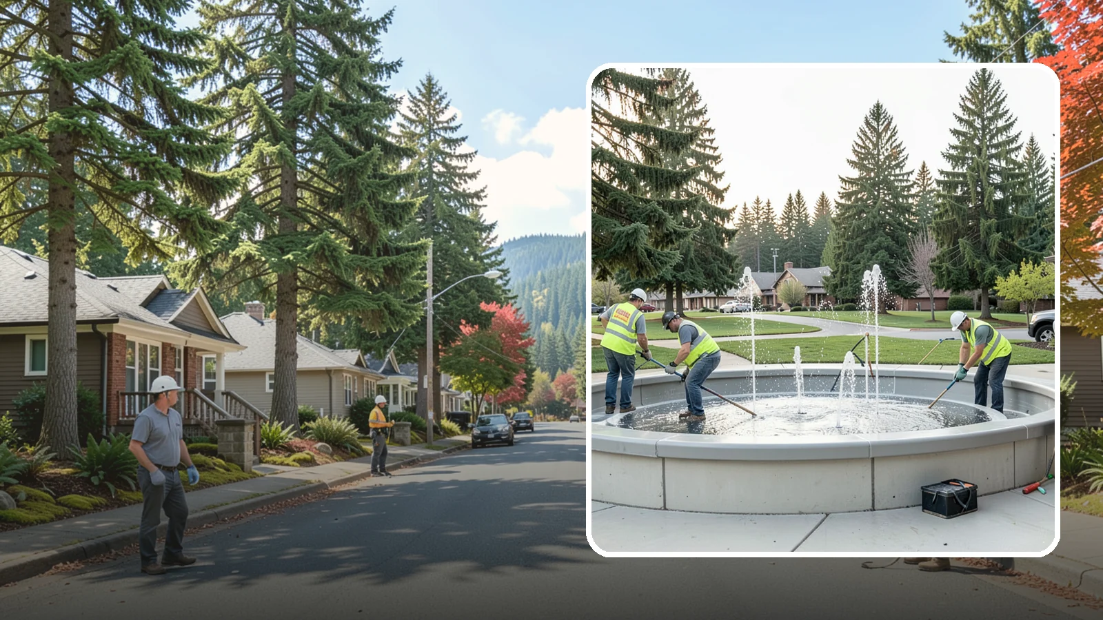 Splash Pad Maintenance in Hunts Point, King County, WA - Seasonal servicing and cleaning that keeps public splash pads sanitary, safe, and fully operational.