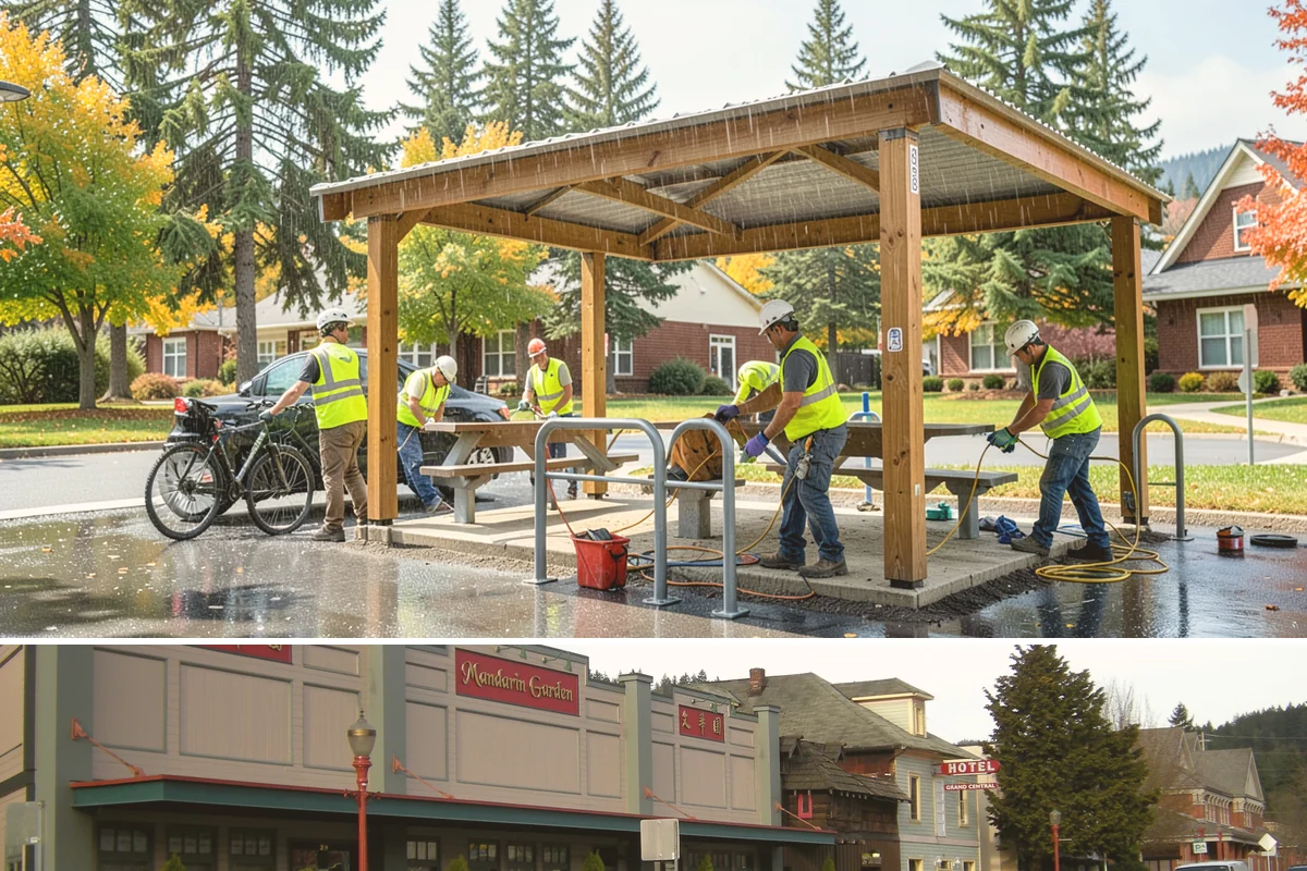 Splash Pad Maintenance in Issaquah, King County, WA - Startup cleaning occurs in late spring before opening, with recurring service through summer and winterization in fall.