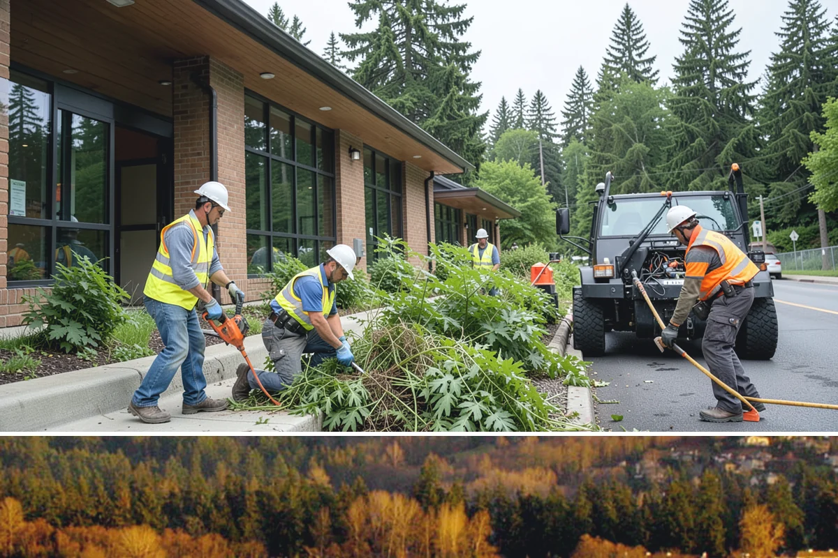 Splash Pad Maintenance in Kenmore, King County, WA - Startup cleaning occurs in late spring before opening, with recurring service through summer and winterization in fall.