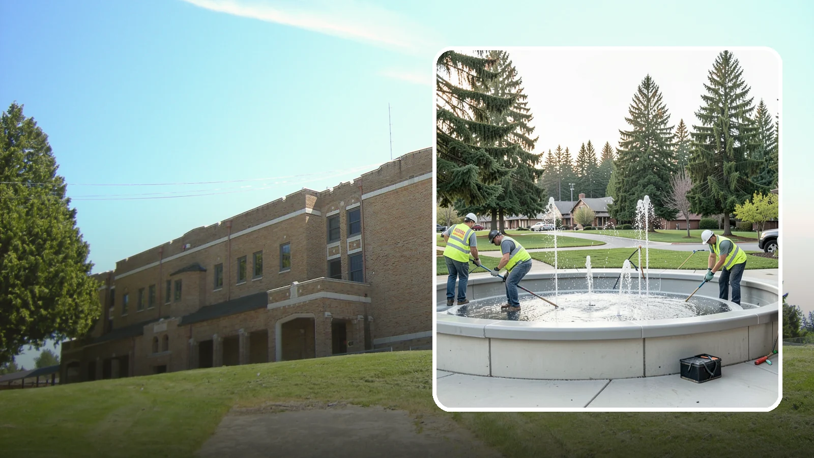 Splash Pad Maintenance in Maple Valley, King County, WA - Seasonal servicing and cleaning that keeps public splash pads sanitary, safe, and fully operational.
