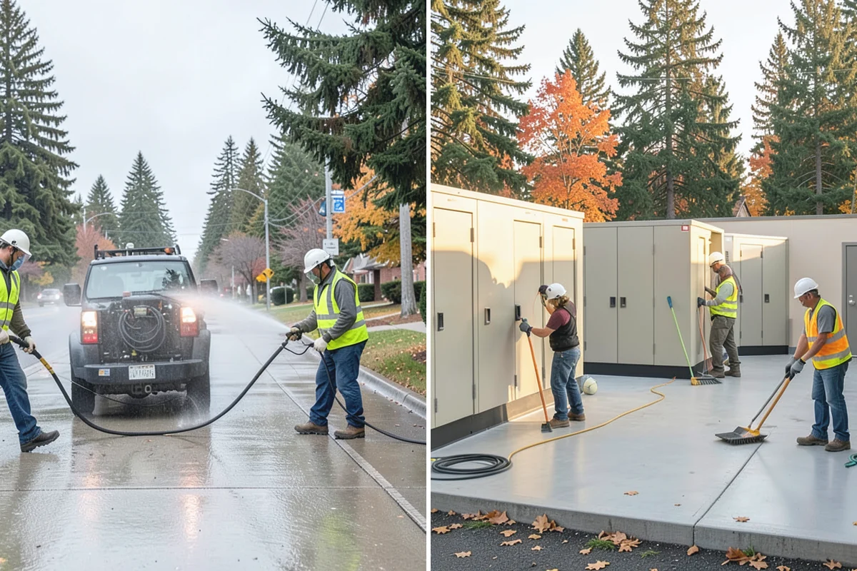 Splash Pad Maintenance in Marysville, Snohomish County, WA - Inspect deck, nozzles, drains, and slip resistance